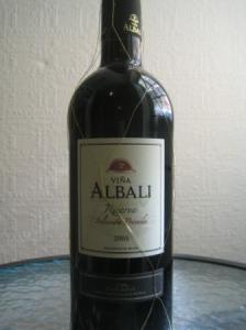 vina albali full bottle