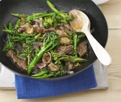 beef stir fry with oyster sauce