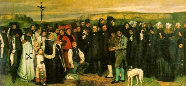burial at Ornans - Gustave Courbet