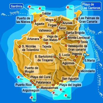 Gran Canaria map