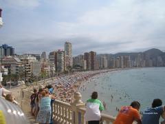 benidorm levante playa from the old town