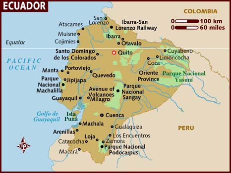 ecuador map