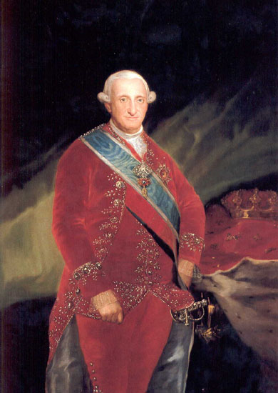 portrait of king carlos by goya