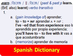 Spanish Dictionary