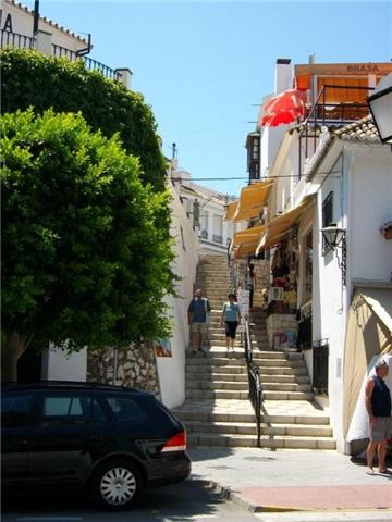 Mijas - marble stairs