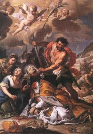 Januarius rising from the furnace by Ribera