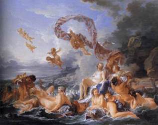 the birth of venus by francois boucher