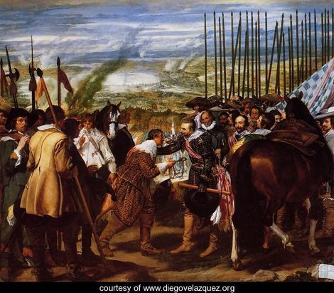 the surrender of Breda - Velazquez