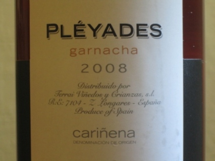 pleyades rosado wine