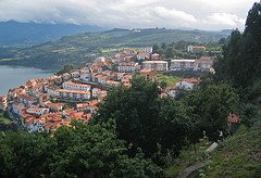 Pueblo costero en Asturias