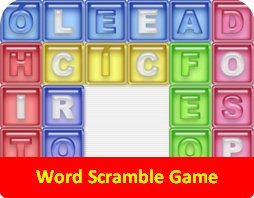 Spanish Word Scramble Game