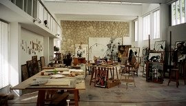 miro studio in his home in majorca