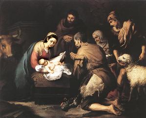 adoration of the shepherds - Murillo